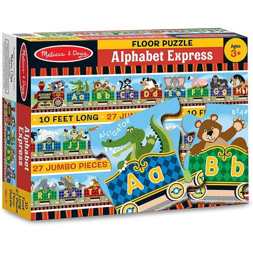 Melissa & Doug - Alphabet Express Floor Puzzle 27pc