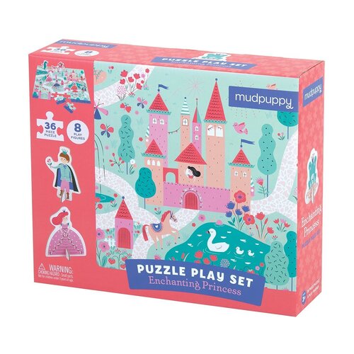 Mudpuppy - Puzzle Play Set - Enchanting Princess