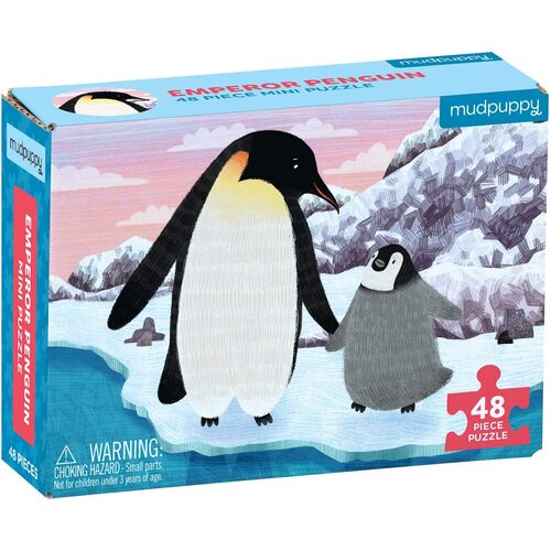 Mudpuppy - Mini Puzzle - Emperor Penguin 48pc