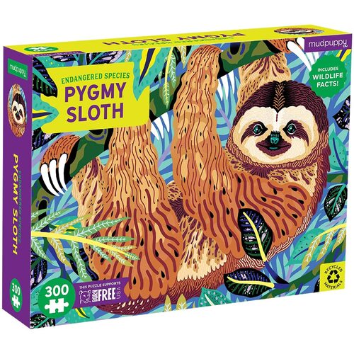 Mudpuppy - Pygmy Sloth Puzzle 300pc