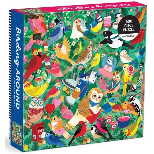 Mudpuppy - Birding Around Family Puzzle 500pc