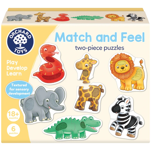 Orchard Toys - Match & Feel Two-Piece Puzzles