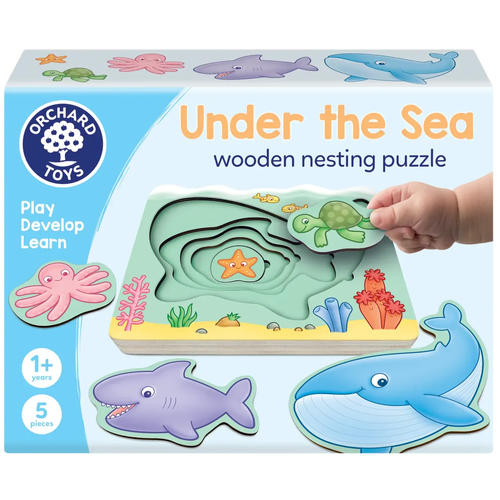 Orchard Toys - Under The Sea Wooden Nesting Puzzle