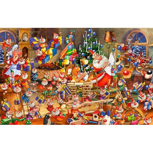 Piatnik - Ruyer, Christmas Chaos Puzzle 1000pce