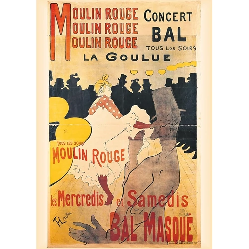 Piatnik - Toulouse-Lautrec, Moulin Rouge: La Goulue Puzzle 1000pc