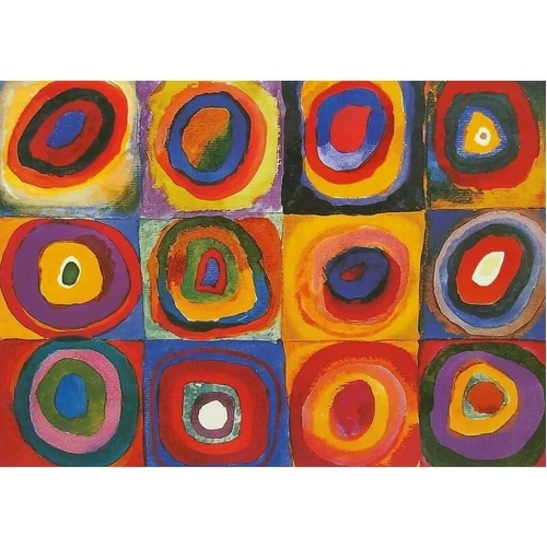 Piatnik - Kandinsky, Concentric Circles Puzzle 1000pc