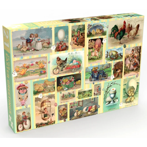 Penny Puzzle - Ye Old Easter Greetings Puzzle 1000pc