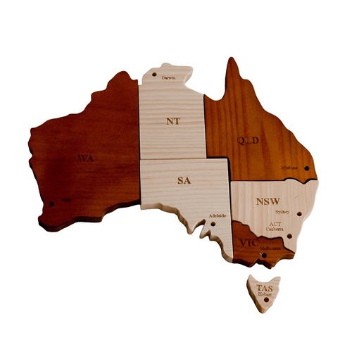 Qtoys - Australian Map Puzzle Play Set