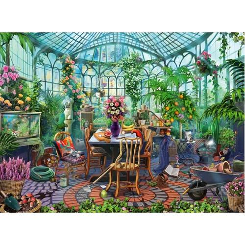 Ravensburger - Greenhouse Mornings Puzzle 500pc