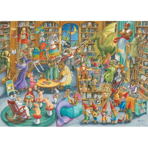 Ravensburger - Midnight at the Library Puzzle 1000pc