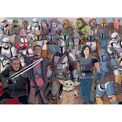 Ravensburger - Star Wars The Mandalorian Challenge Puzzle 1000pc