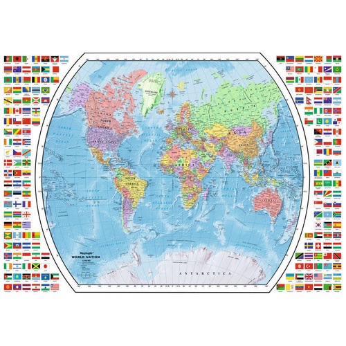 Ravensburger - Political World Map Puzzle 1000pc