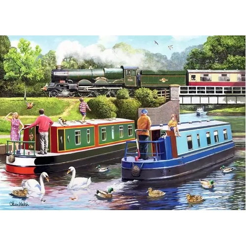 Ravensburger - Leisure Days: A Day On The Canal Puzzle 1000pc
