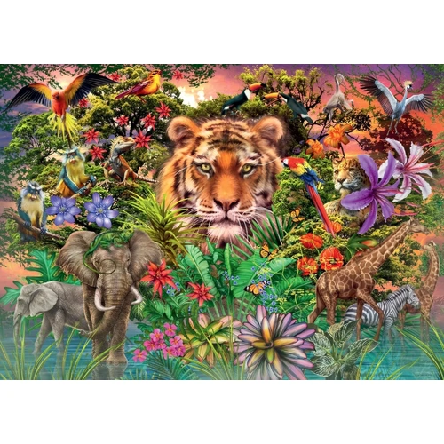 Ravensburger - Jungle Tiger Puzzle 1000pc