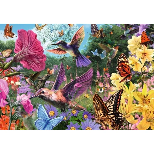 Ravensburger - Hummingbirds and Butterflies Large Format Puzzle 200pc