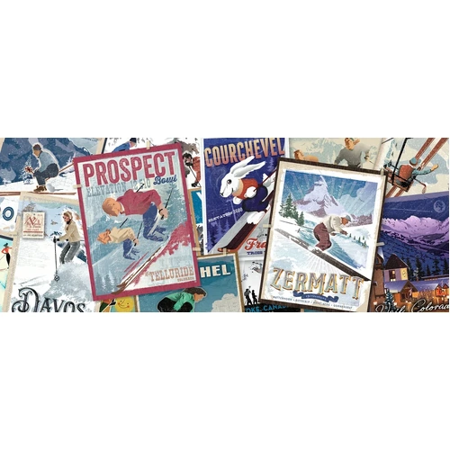Ravensburger - Vintage Ski Posters Puzzle 1000pc