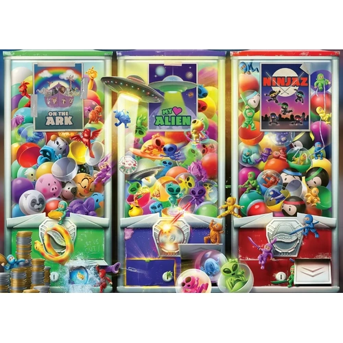 Ravensburger - Animals, Aliens and Ninjas Puzzle 1000pc