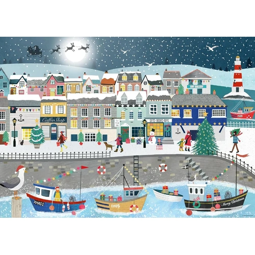 Ravensburger - Coastal Christmas Puzzle Puzzle 1000pc