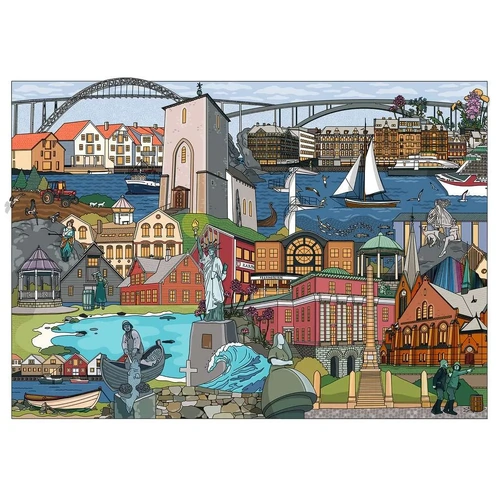 Ravensburger - Norway Karmoy Haugesund Puzzle 1000pc