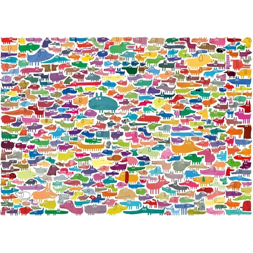 Ravensburger - 387 Dogs & One Cat Large Format Puzzle 300pc