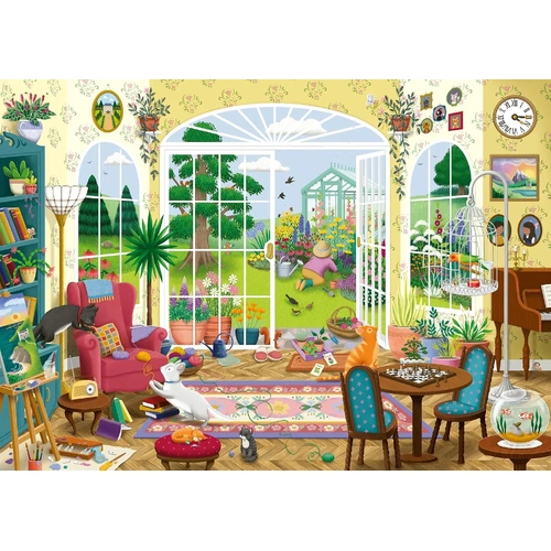Ravensburger - Summer Garden Parlour Puzzle Puzzle 1000pc