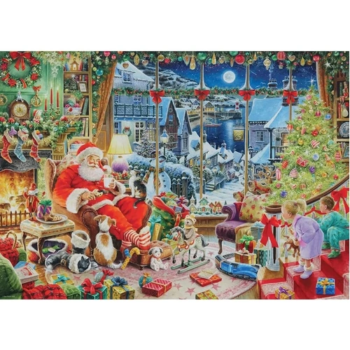 Ravensburger - Santa Takes A Break Puzzle 1000pc