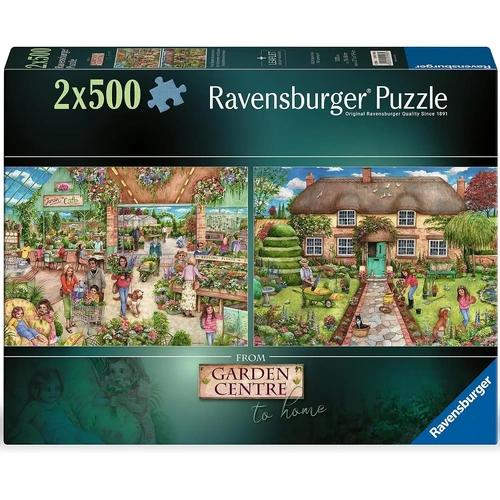 Ravensburger - From the Garden Centre to Home Puzzle 2x500pc