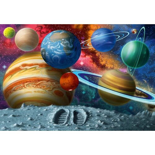Ravensburger - Stepping Into Space SuperSize Puzzle 24pc
