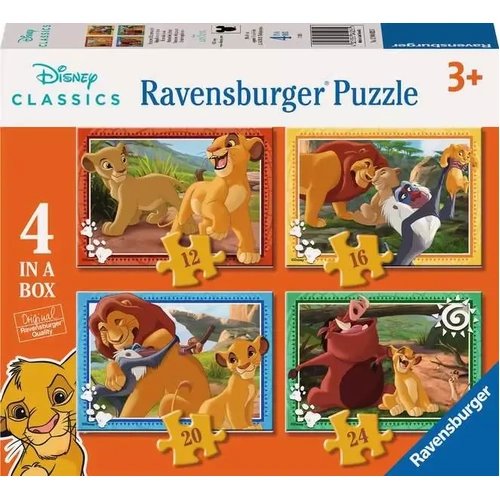 Ravensburger - The Lion King 4 Puzzles In a Box