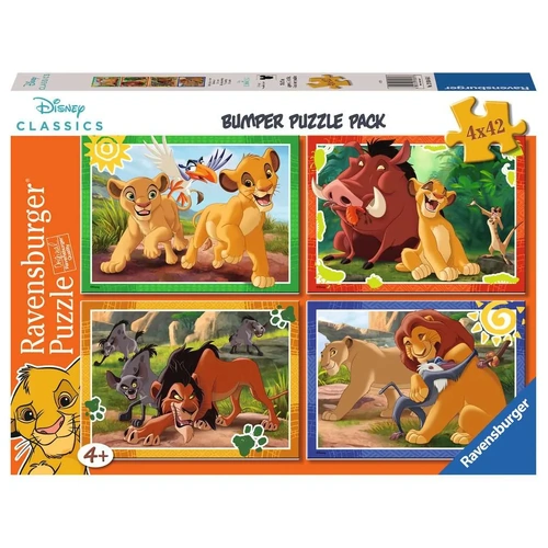 Ravensburger - Disney The Lion King Bumper Puzzle Pack 4x42pc