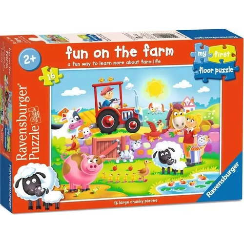 Ravensburger - Fun on the Farm First Floor Puzzle 16pc