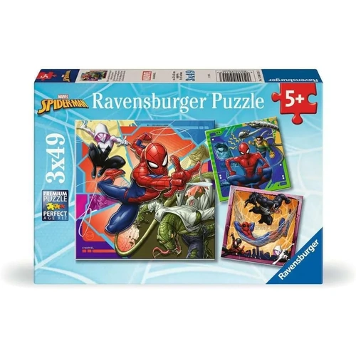 Ravensburger - Marvel Spider-Man Puzzle 3x49pc