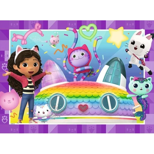 Ravensburger - Gabby's Dollhouse Cat-errific Celebration Puzzle 100pc