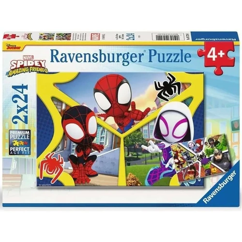 Ravensburger - Spidey And His Amazing Friends Puzzle 2x24pc