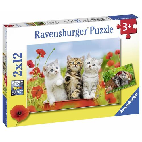 Ravensburger - Kitten Adventures Puzzle 2x12pc