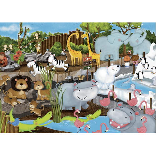 Ravensburger - Day at the Zoo Puzzle 35pc