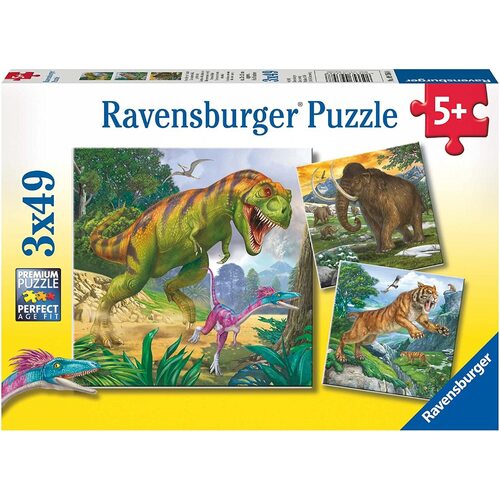 Ravensburger - Primeval Ruler Puzzle 3x49pc