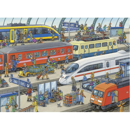 Ravensburger - Railway Station Puzzle 60pc 
