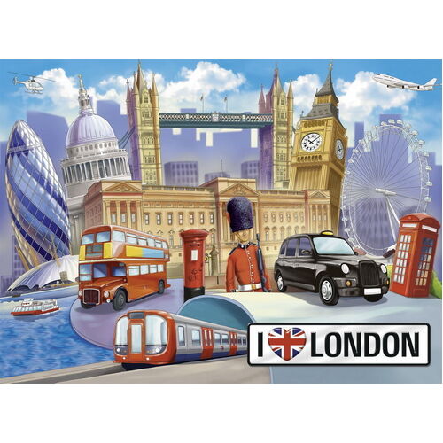 Ravensburger - I Love London Puzzle 100pc