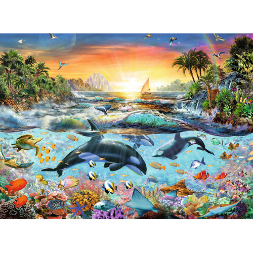 Ravensburger - Orca Paradise Puzzle 200pc