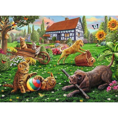 Ravensburger - Playing In The Yard Puzzle 200pc 
