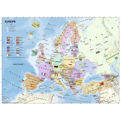 Ravensburger - European Map Puzzle 200pc 