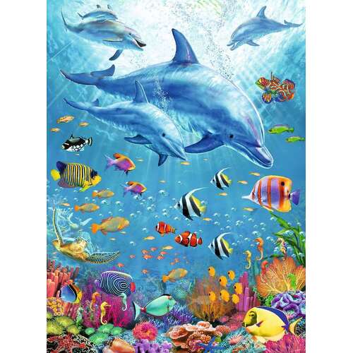 Ravensburger - Pod of Dolphins Puzzle 100pc