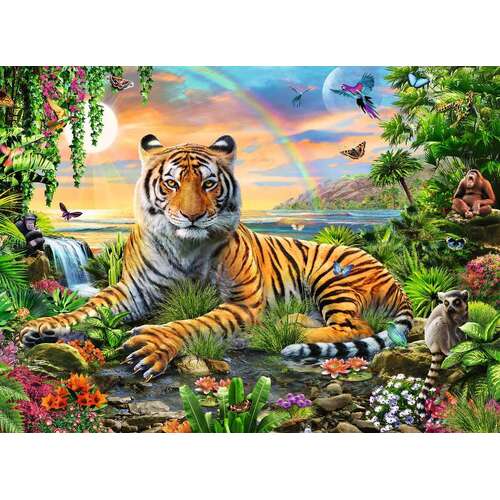 Ravensburger - Tiger at Sunset Puzzle 300pc