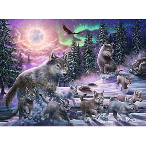 Ravensburger - Northern Wolves Puzzle 150pc
