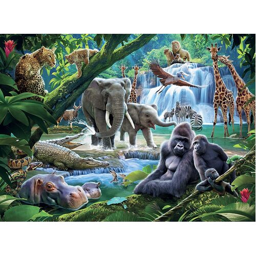 Ravensburger - Jungle Animals Puzzle 100pc