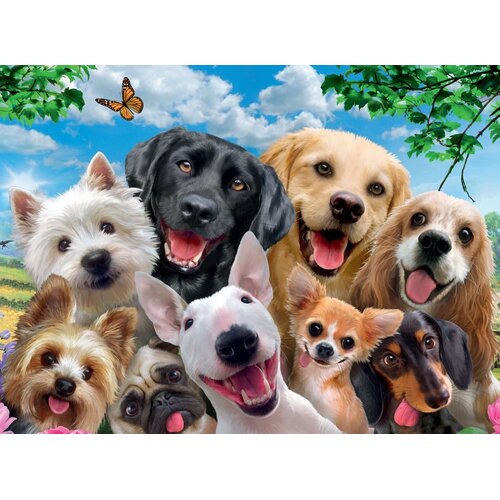 Ravensburger - Delighted Dogs Puzzle 300pc 