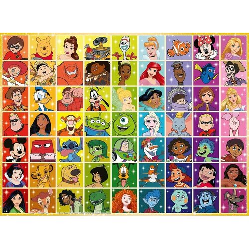 Ravensburger - Disney & Pixar Multi Character Puzzle 100pc