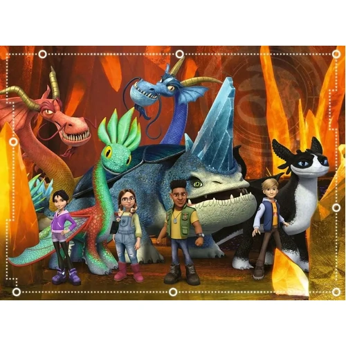 Ravensburger - Dragons: The Nine Realms Puzzle 100pc
