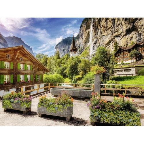 Ravensburger - Lauterbrunnen, Switzerland Large Format Puzzle 500pc